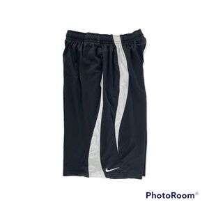 NIKE Basketball Athletic SHORTS black/ White Size Large